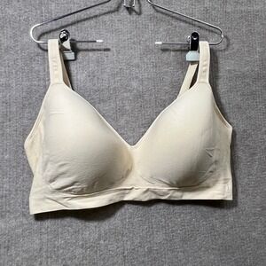 Shapermint Essentials Wirefree Full Coverage Bra Beige Size 3XL Comfort Support